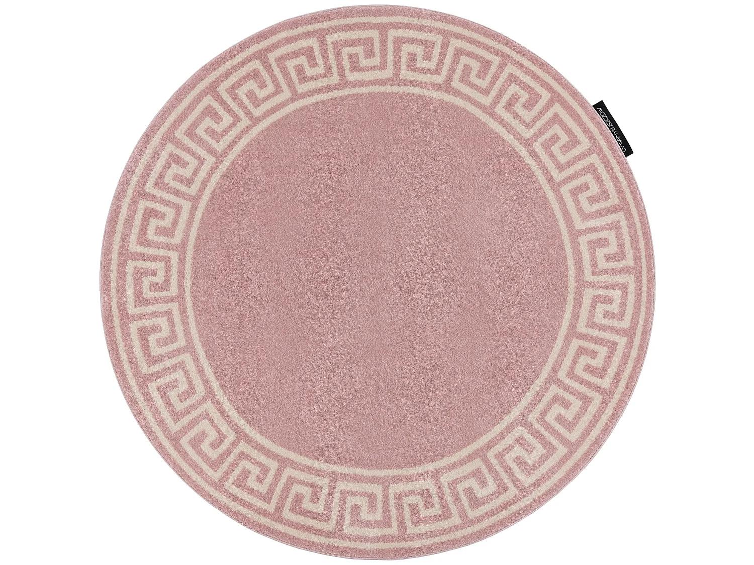 Tapis HAMPTON Grecos cercle rouge cercle 160 cm