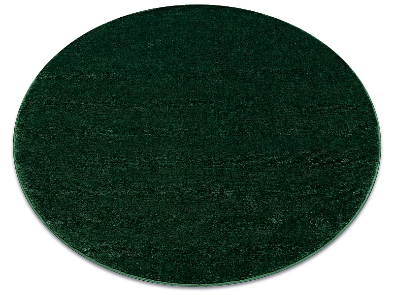 Teppich SOFTY Kreis glatt, einfarbig forest grün  cercle 200 cm