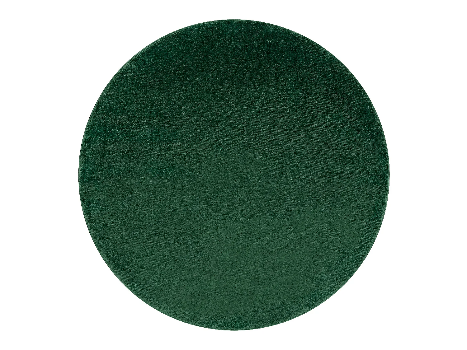 Teppich SOFTY Kreis glatt, einfarbig forest grün  cercle 200 cm