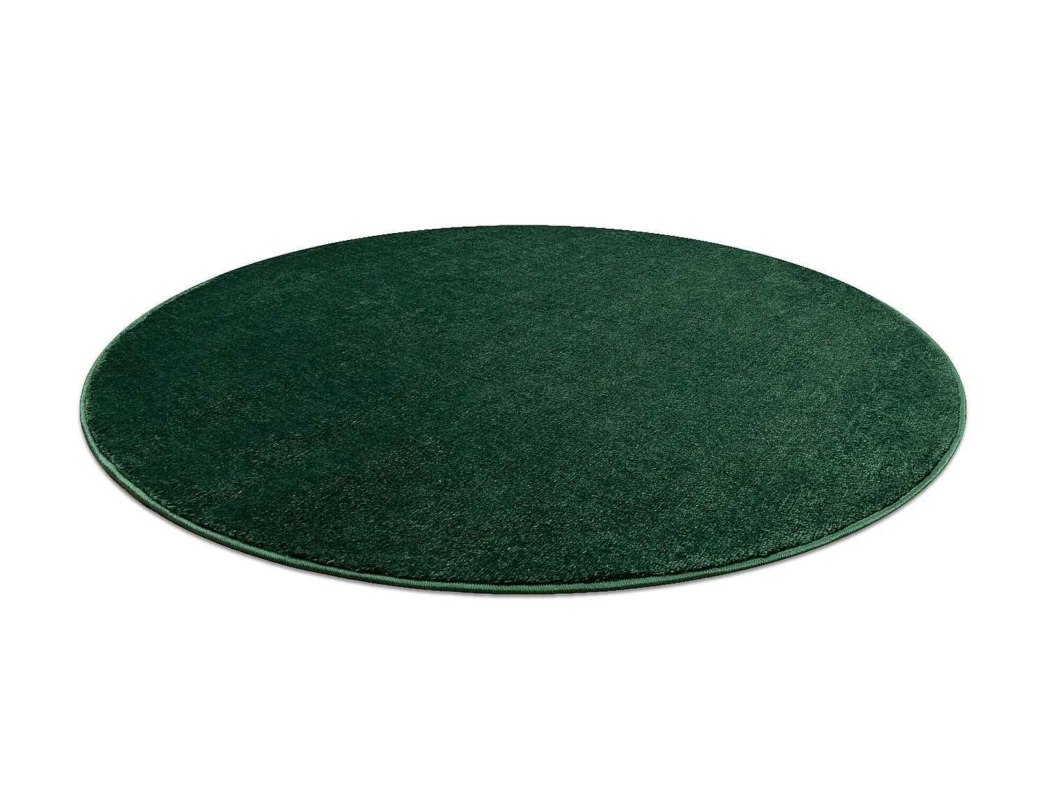Tapijt SOFTY cirkel uniform, enkele kleur forest groen  cercle 200 cm