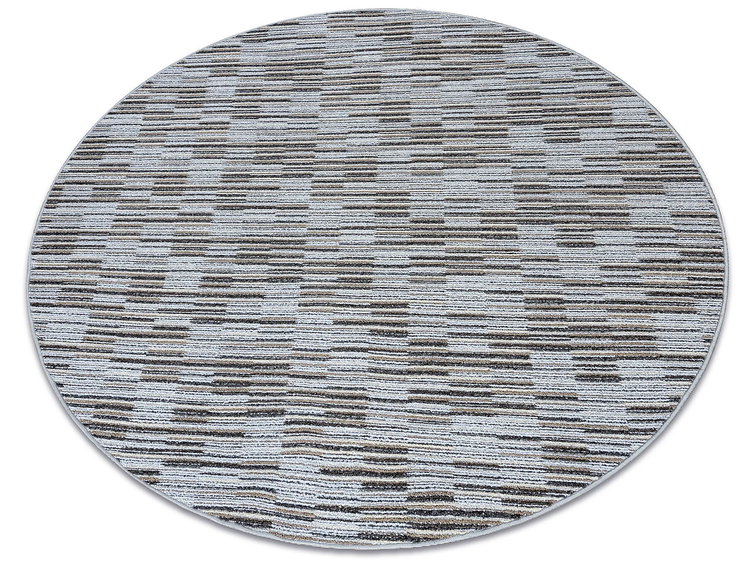 TAPIJT ROND LIBRA grijs 109 Strepen  cercle 150 cm