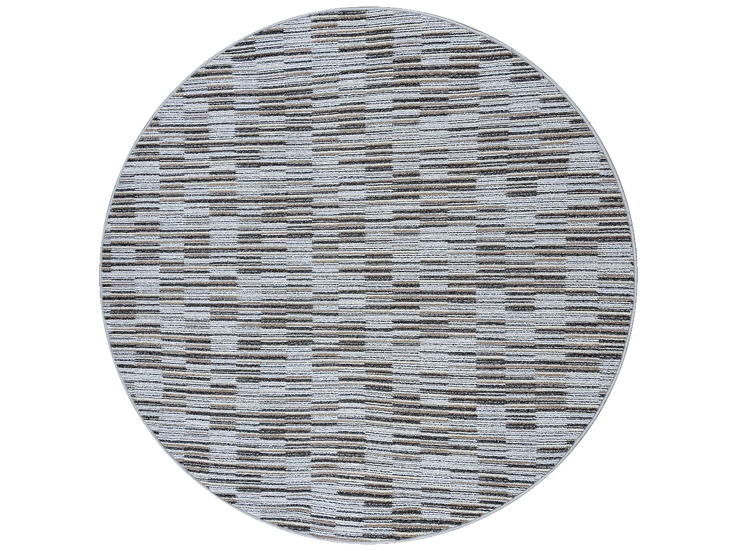 TAPIJT ROND LIBRA grijs 109 Strepen  cercle 150 cm