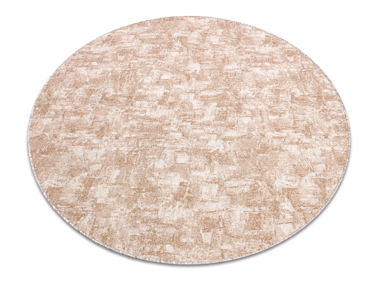 TAPIS cercle SOLID beige 30 BÉTON  cercle 200 cm
