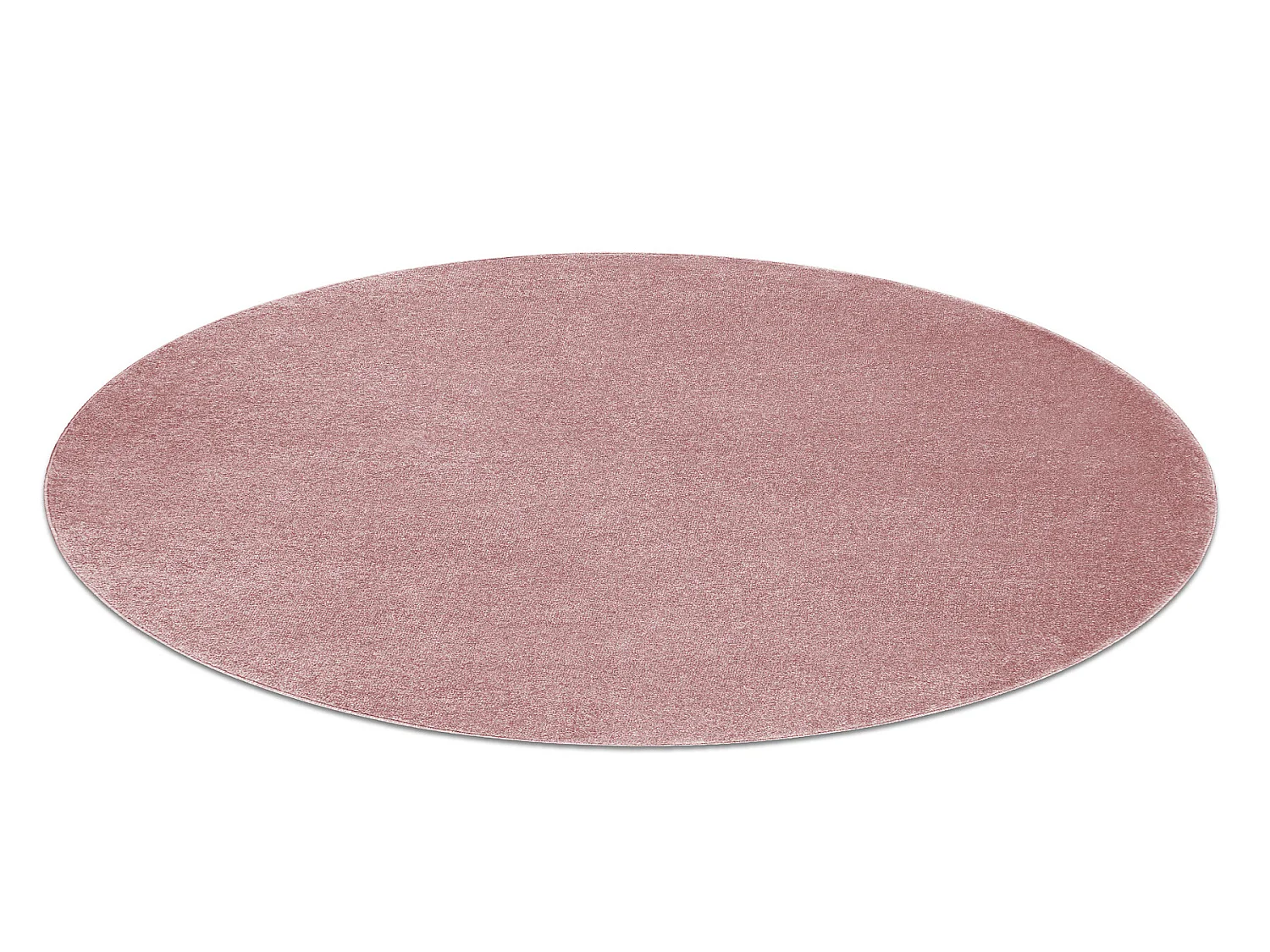 Tapijt SOFTY cirkel uniform, enkele kleur roze cercle 150 cm