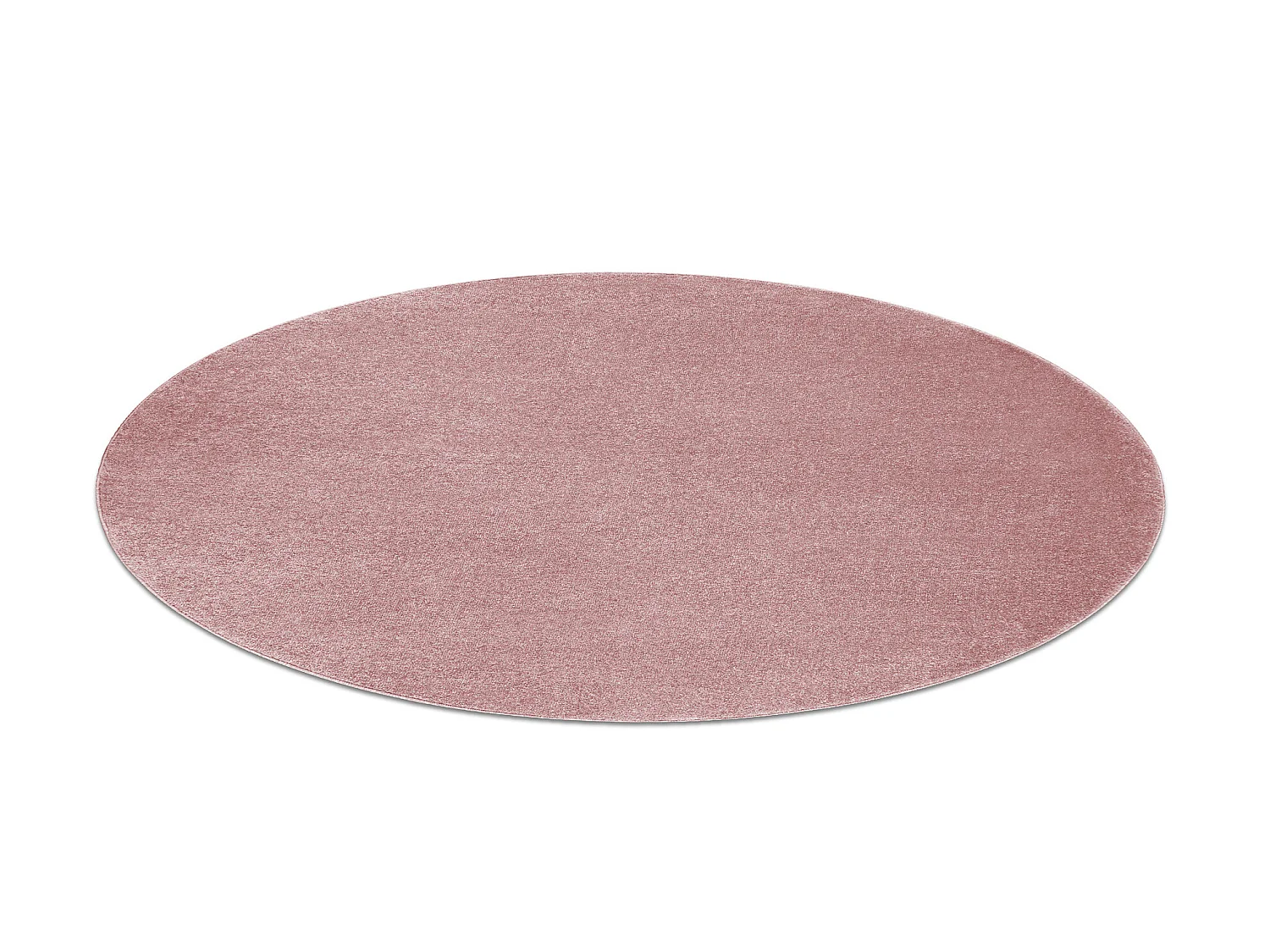 Tapijt SOFTY cirkel uniform, enkele kleur roze cercle 150 cm
