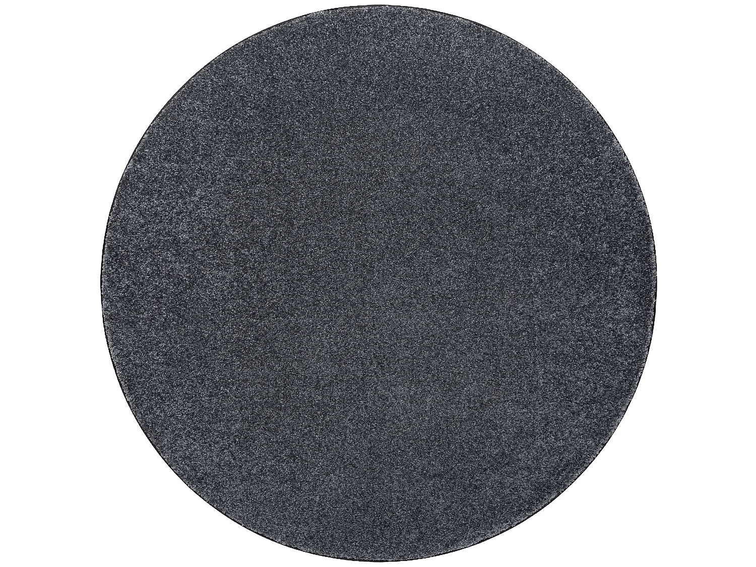 TAPIJT ROND SAN MIGUEL grijskleuring 97 , glad , uniform, enkele kleur cercle 200 cm