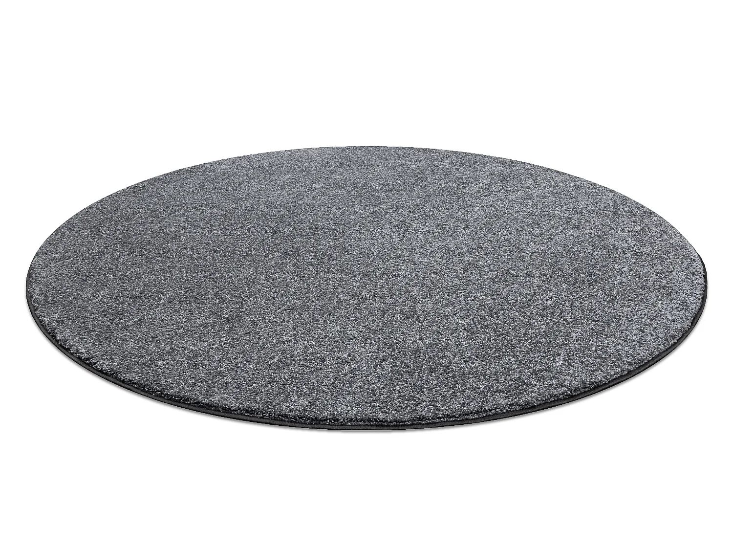 TAPIJT ROND SAN MIGUEL grijskleuring 97 , glad , uniform, enkele kleur cercle 200 cm