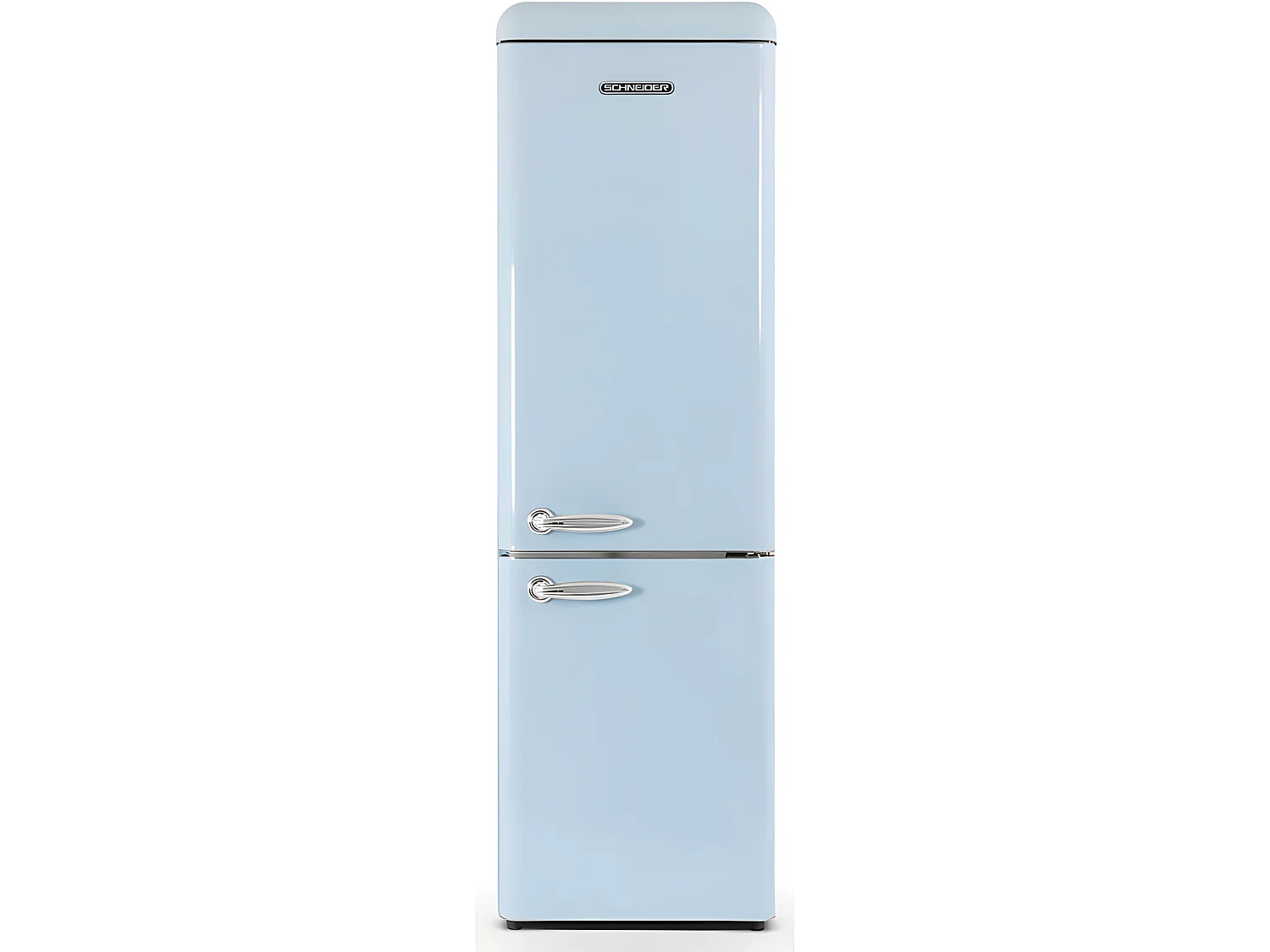 Réfrigérateurs combinés 250L Froid Statique SCHNEIDER 54.6cm, SCCB250VBL