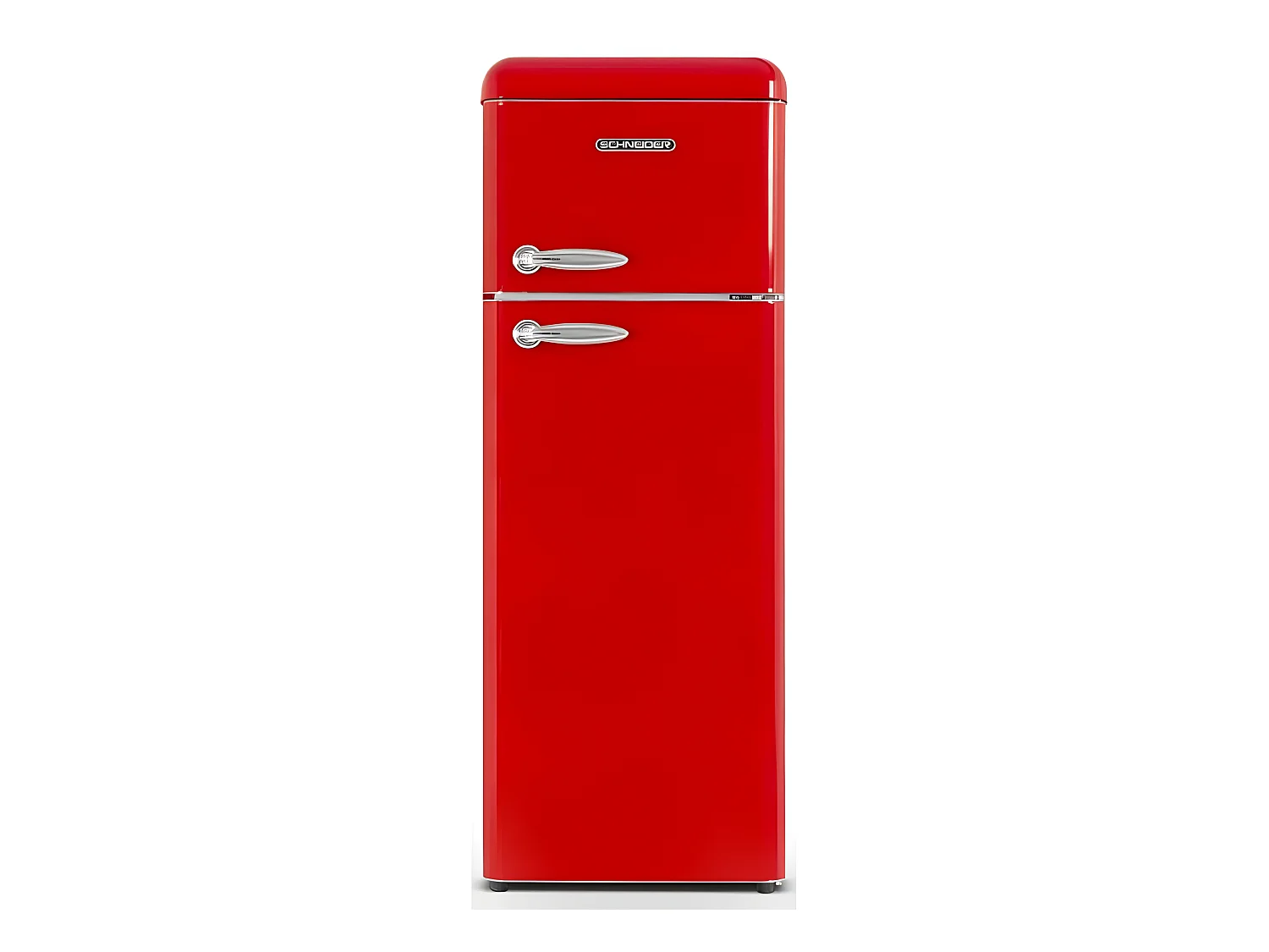 Réfrigérateurs 2 portes 206L Froid Statique SCHNEIDER 54.5cm E, SCDD 208 VR