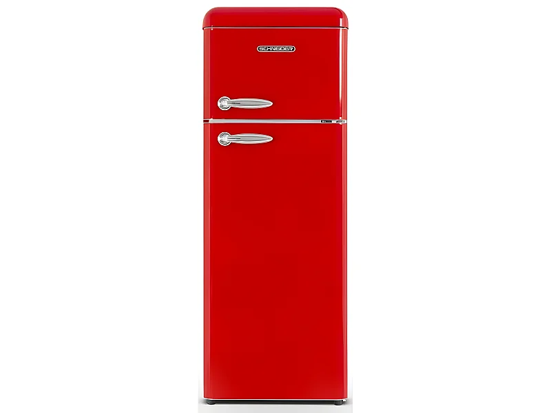 Réfrigérateurs 2 portes 206L Froid Statique SCHNEIDER 54.5cm E, SCDD 208 VR