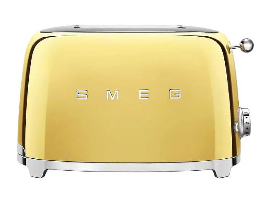 Smeg Grille-pain 2 fentes 950w or - tsf01goeu