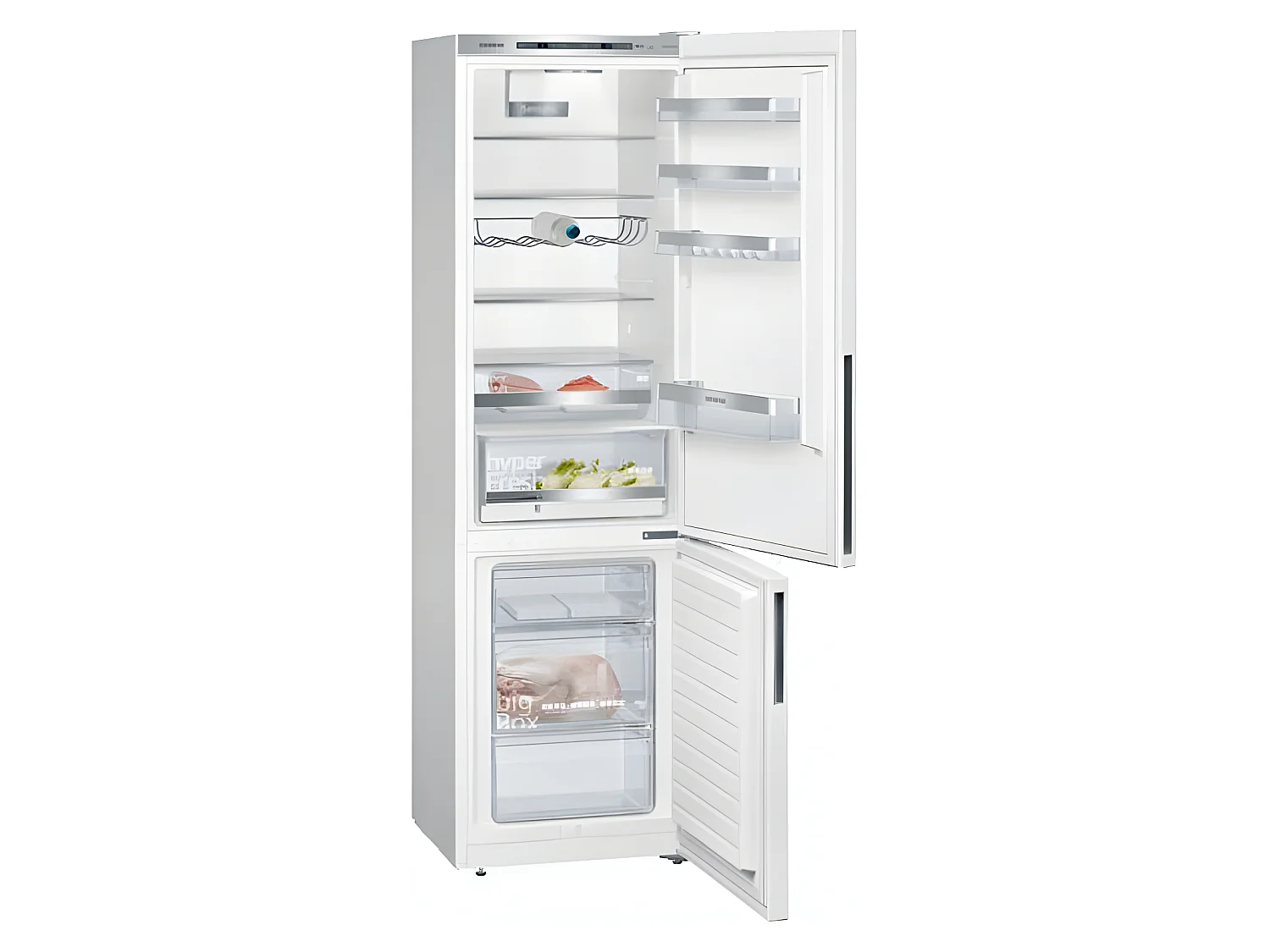 Réfrigérateurs combinés 337L Froid Brassé SIEMENS 60cm C, KG 39 EAW CA