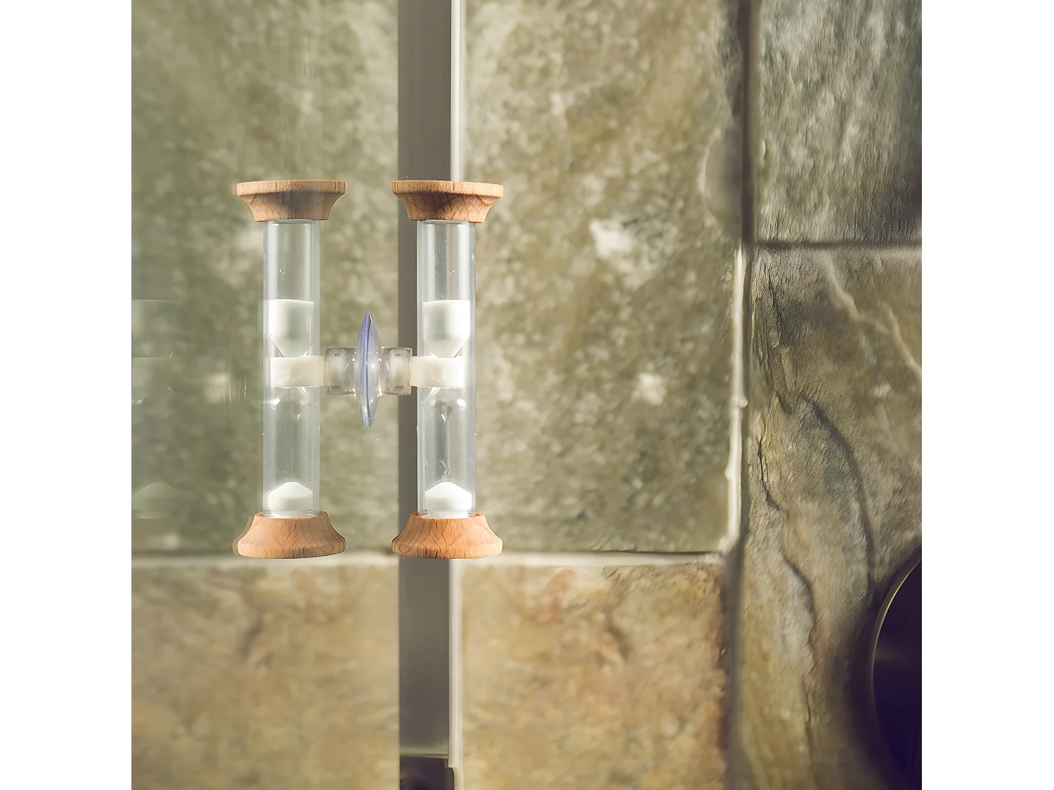 Sablier de douche 5 minutes Transparent  Kikkerland