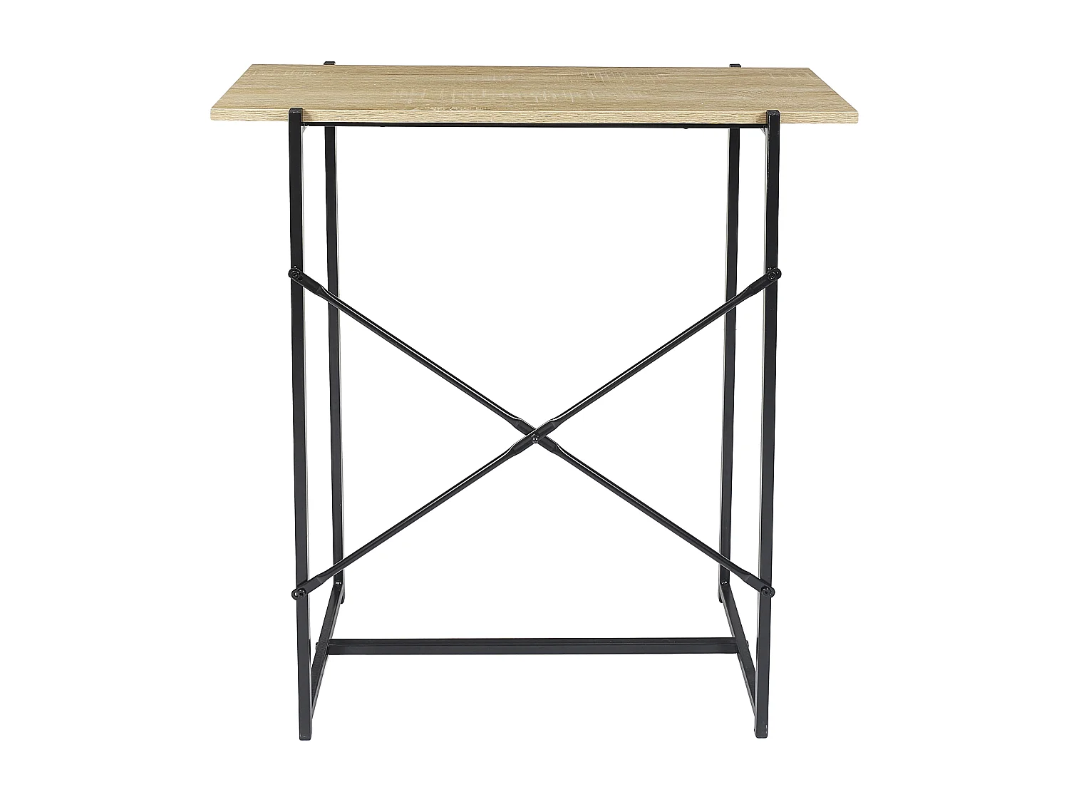 Console Loka H82 Cm Marron, Noir