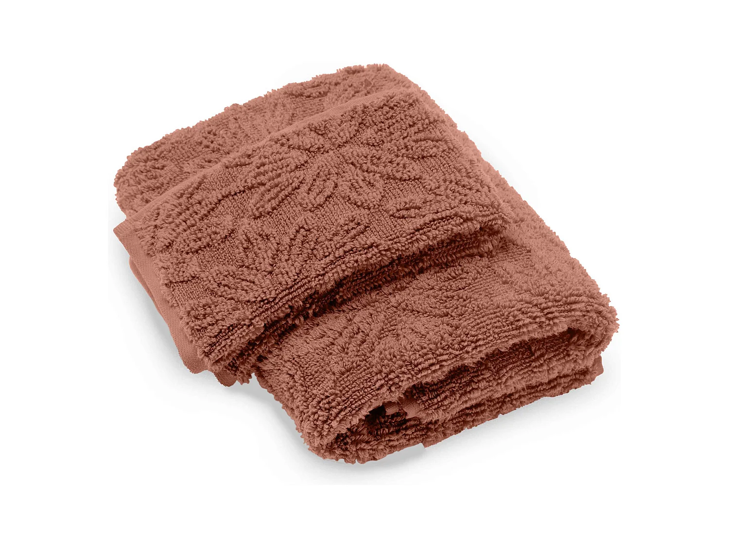 Serviette de toilette 420 g/m² 50x90 cm BAMAKO micro-coton Terre