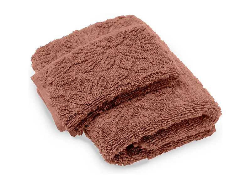 Serviette de toilette 420 g/m² 50x90 cm BAMAKO micro-coton Terre