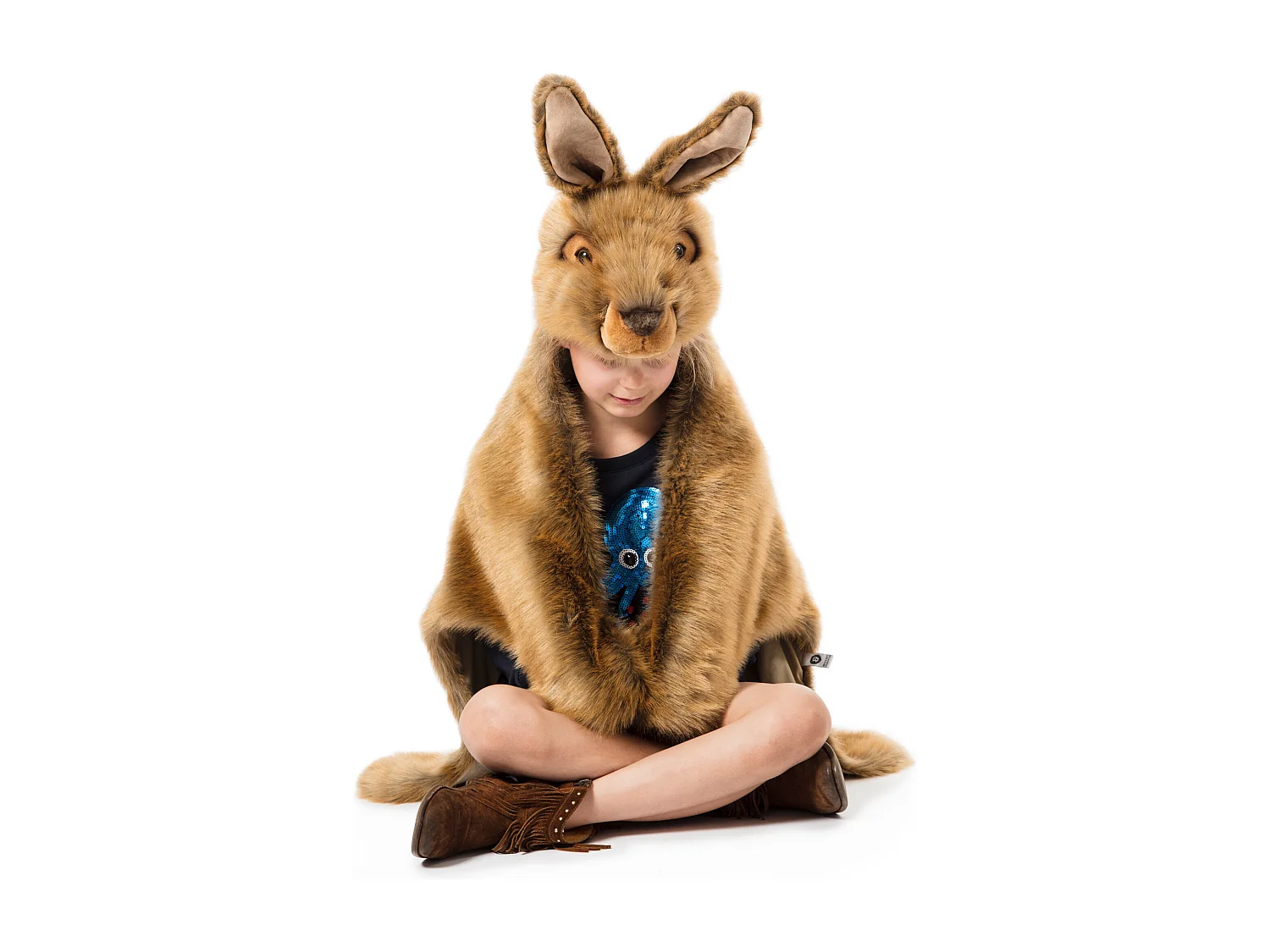 Déguisement en peluche Lièvre Brun Lewis collection Forêt