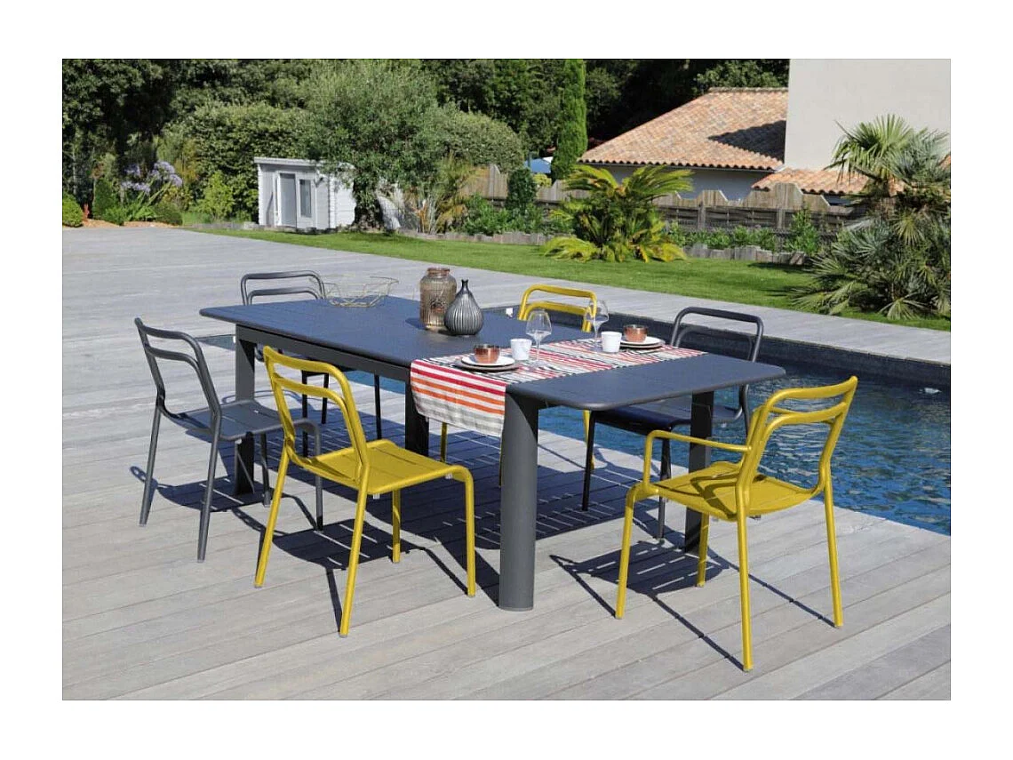 Chaise en aluminium Eos