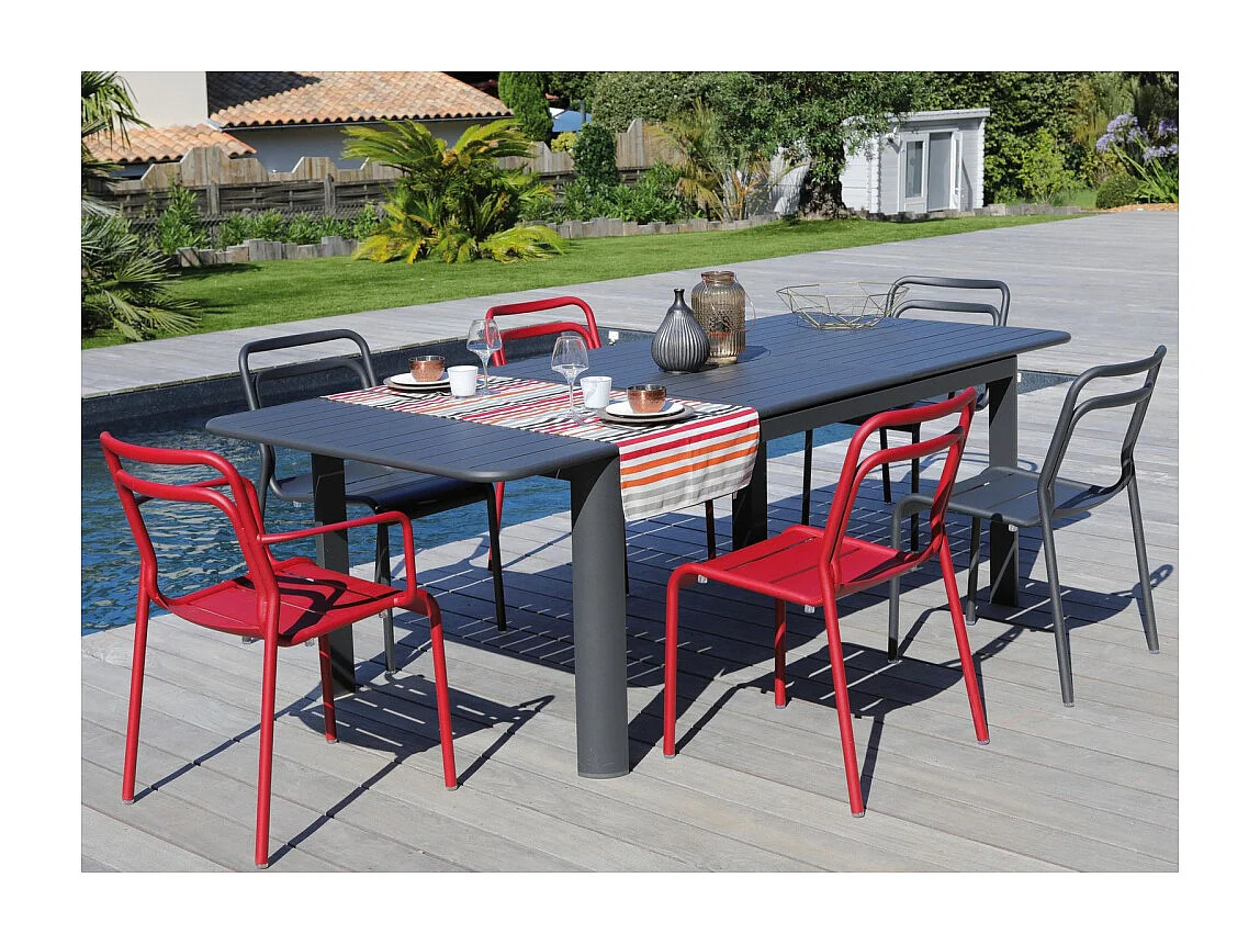 Chaise en aluminium Eos