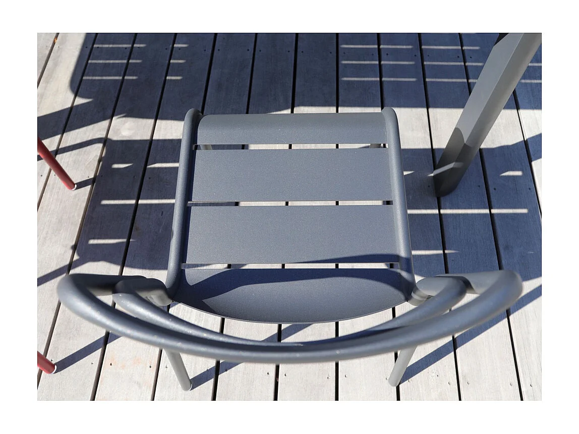 Chaise en aluminium Eos