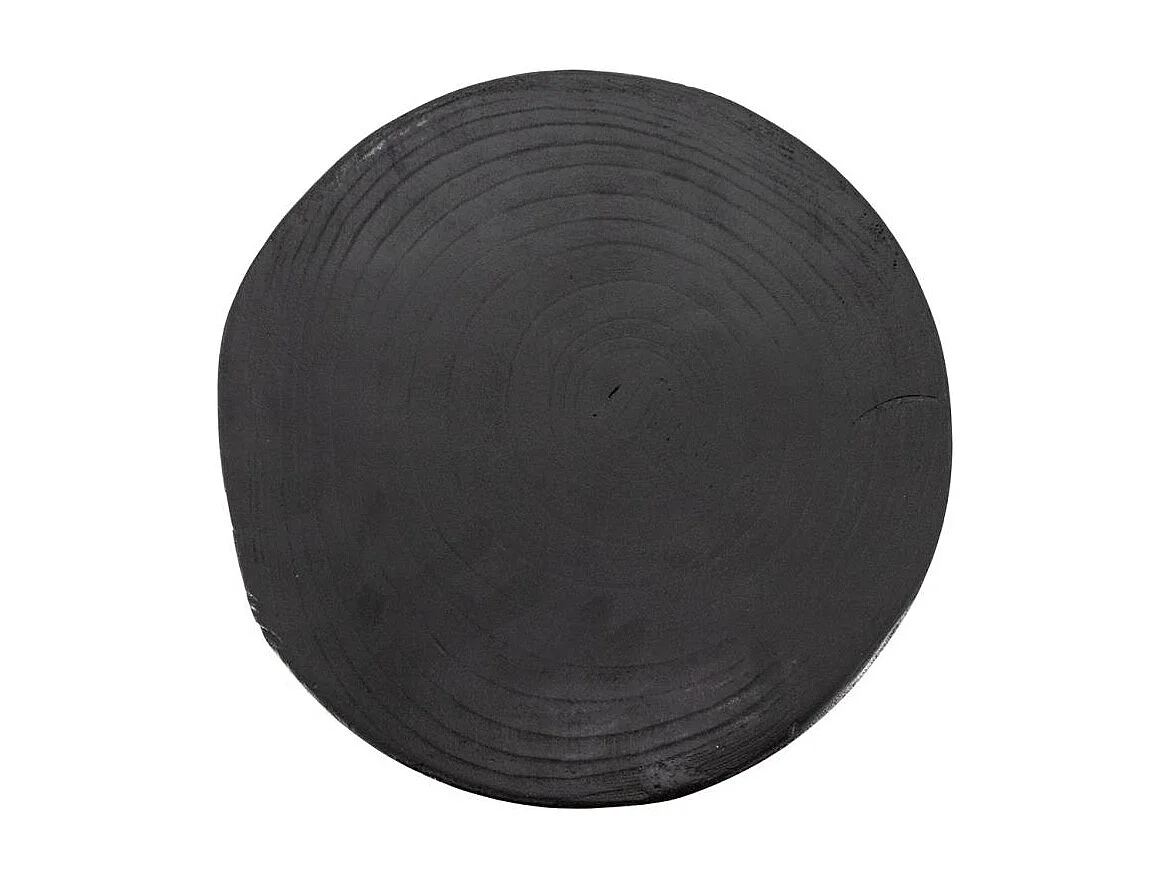 Tabouret en bois paulownia Pion noir