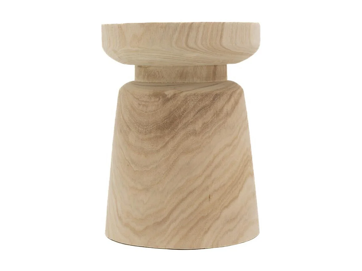 Tabouret en bois paulownia Bouchon naturel