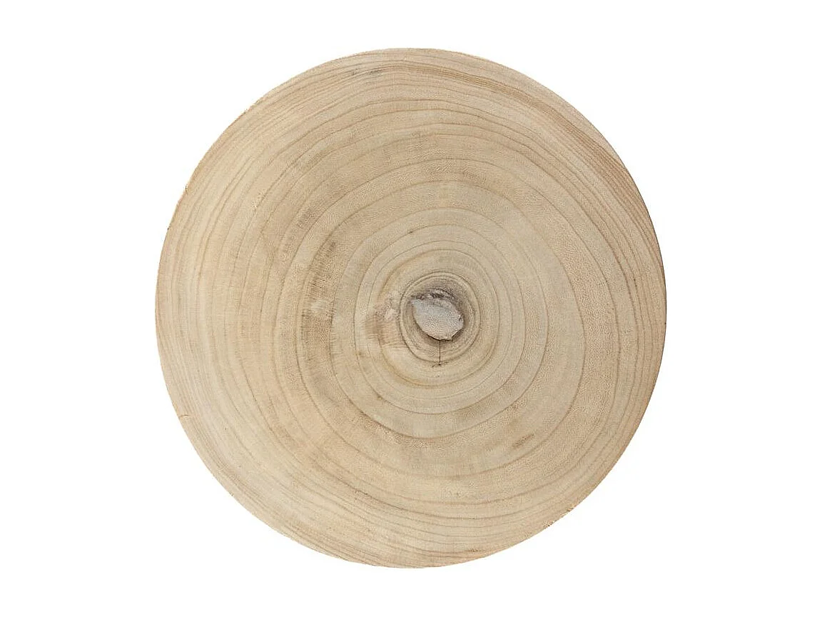 Tabouret en bois paulownia Bouchon naturel
