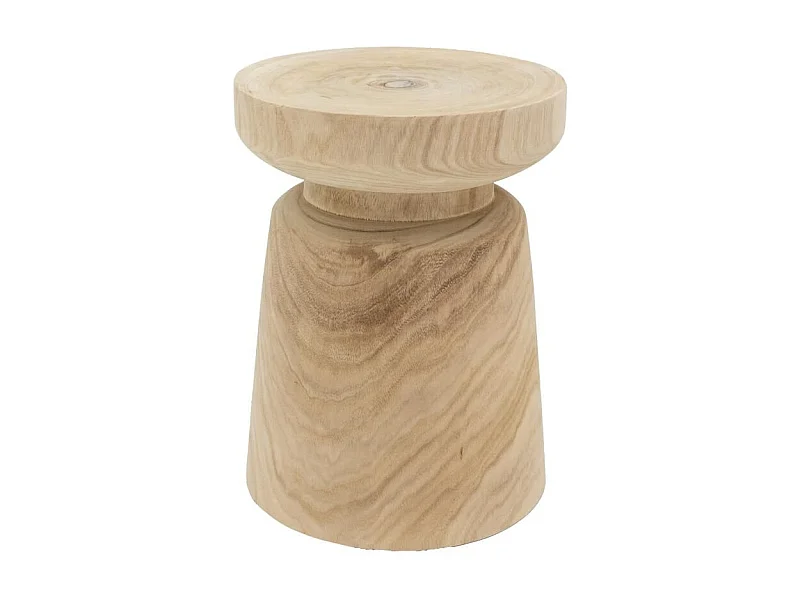 Tabouret en bois paulownia Bouchon naturel