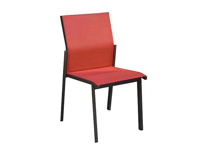 Chaise de jardin empilable Delia