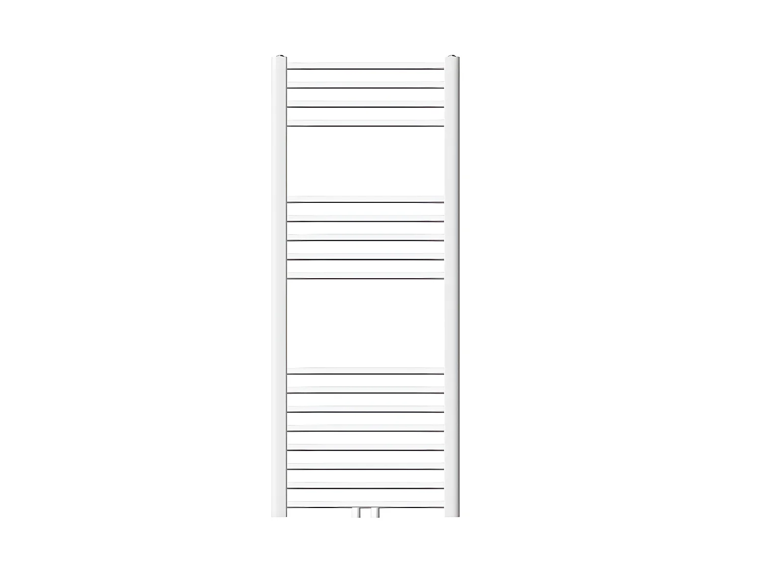 ECD Germany Radiateur Design Sahara Non Electrique - 500 x 1200 mm - Blanc - Connexion Central - sans Kit de Raccordement - Forme Droit