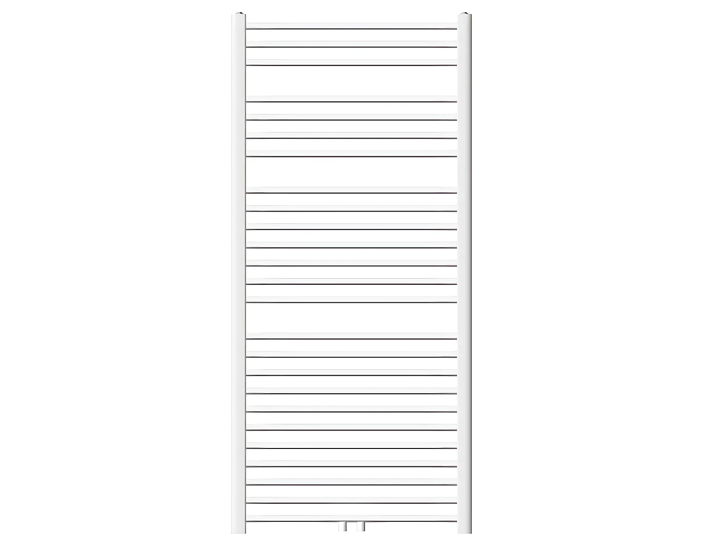 ECD Germany Radiatore Scaldasalviette Sahara - 750 x 1500 mm - Bianco - Dritto con Chiusura Centrale - Radiatore Scaldasalviette Asciugabiancheria 750x1500 mm