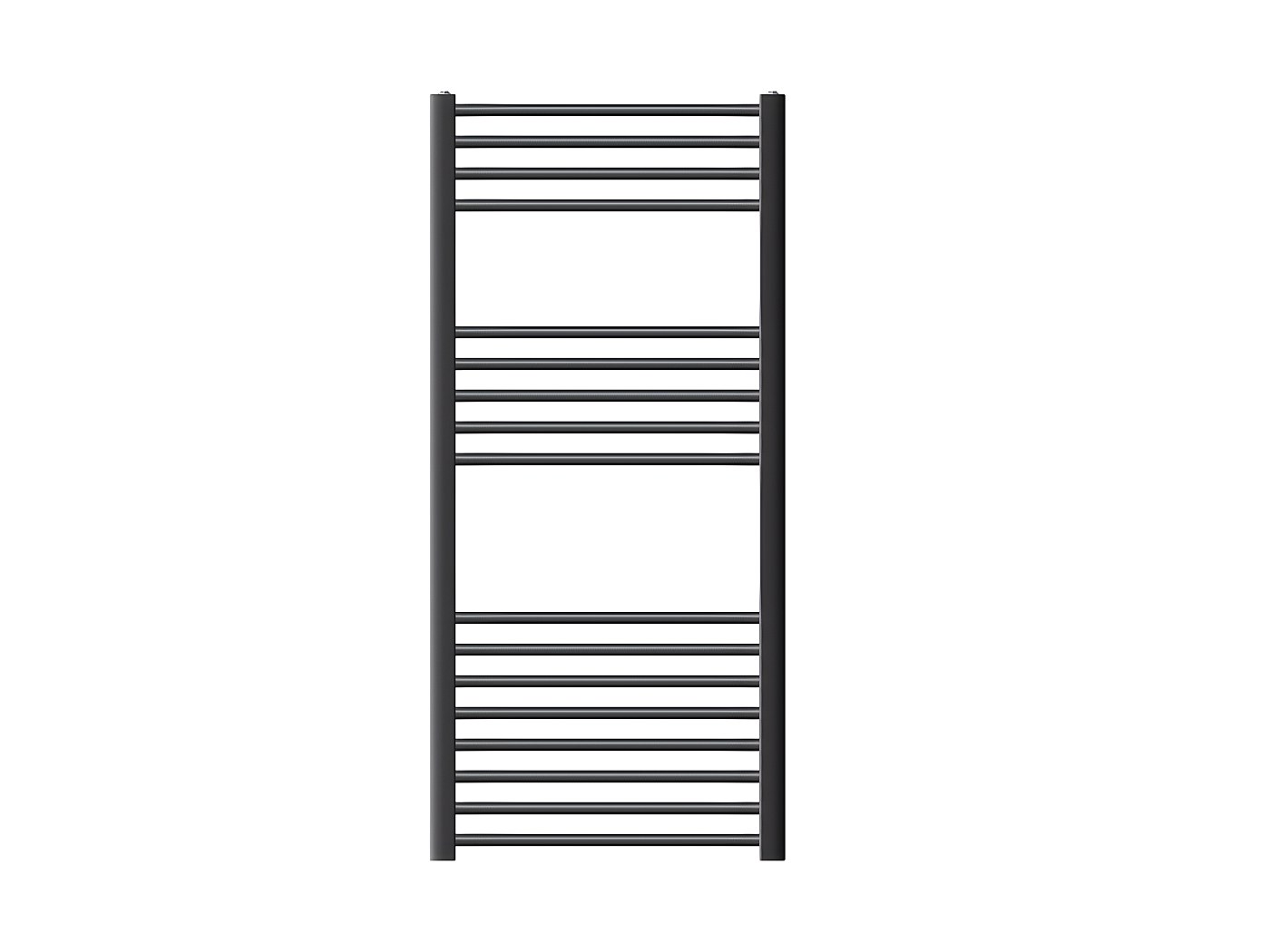 Radiatore Scaldasalviette ECD Sahara 600x1800 Mm | Per Bagno, Acciaio Antracite, Non Elettrico - Foto 4