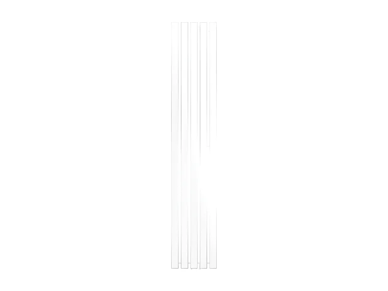 ECD Germany Radiateur Stella Non Électrique - 260 x 1800 mm - Blanc - Connexion Central - sans Kit de Raccordement - Design Panneau Plat