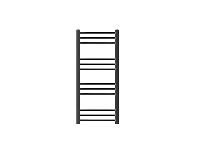 Radiatore Sahara Design, 400 x 1800 mm, Antracite, Attacco Laterale, Forma Curva