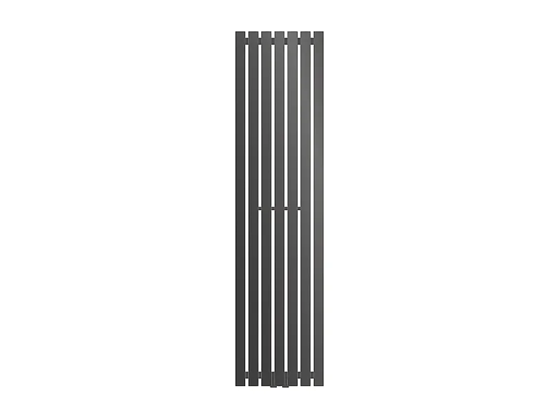 ECD Germany Radiateur Stella Non Électrique - 370 x 1400 mm - Anthracite - Connexion Central - sans Kit de Raccordement - Design Panneau Plat