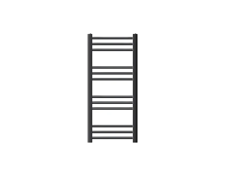 ECD Germany Radiatore Scaldasalviette Sahara - 400 x 800 mm - Antracite - Dritto con Attacco Laterale - Radiatore Scaldasalviette Asciugabiancheria 400x800 mm