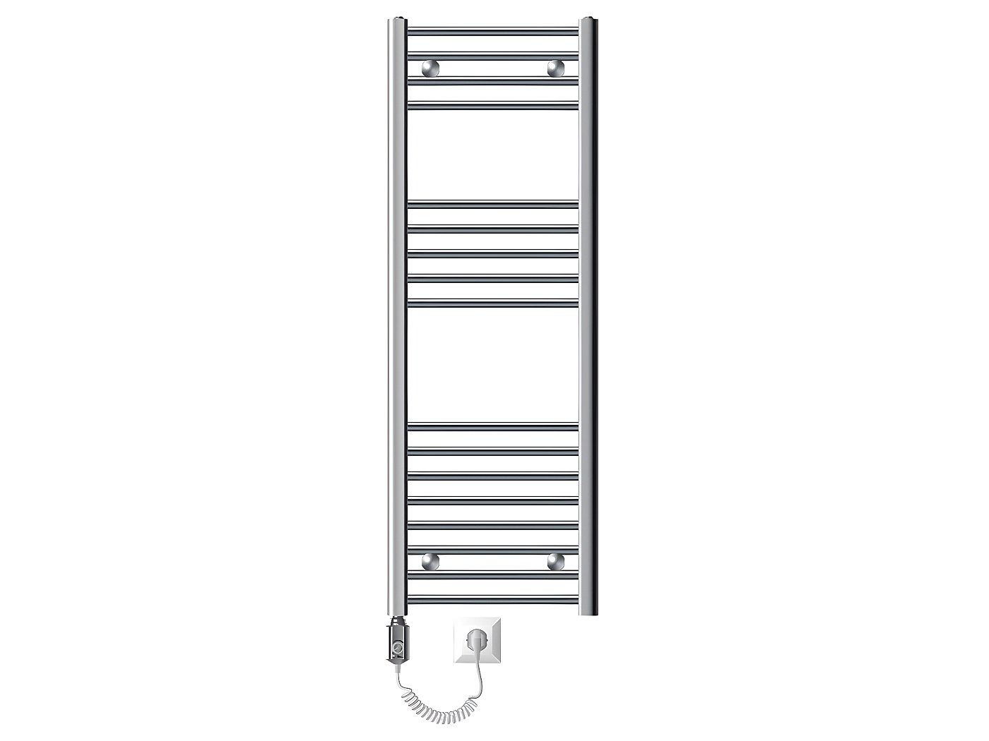 Toallero Radiador MyHomeware Antracita 400 Mm – Escalera Para Baño, Calefacción Central