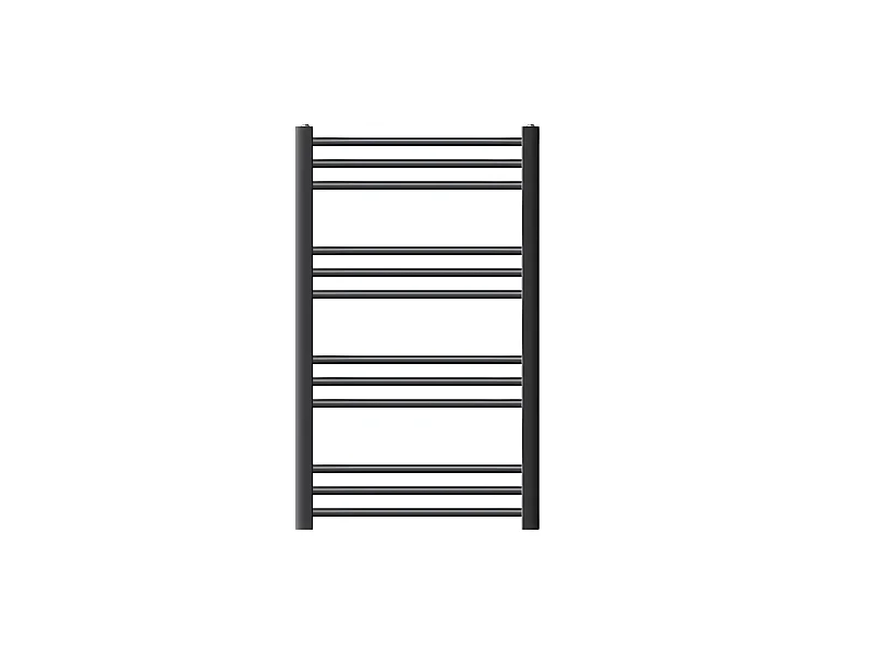 ECD Germany Radiatore Scaldasalviette Sahara - 600 x 800 mm - Antracite - Dritto con Attacco Laterale - Radiatore Scaldasalviette Asciugabiancheria 600x800 mm