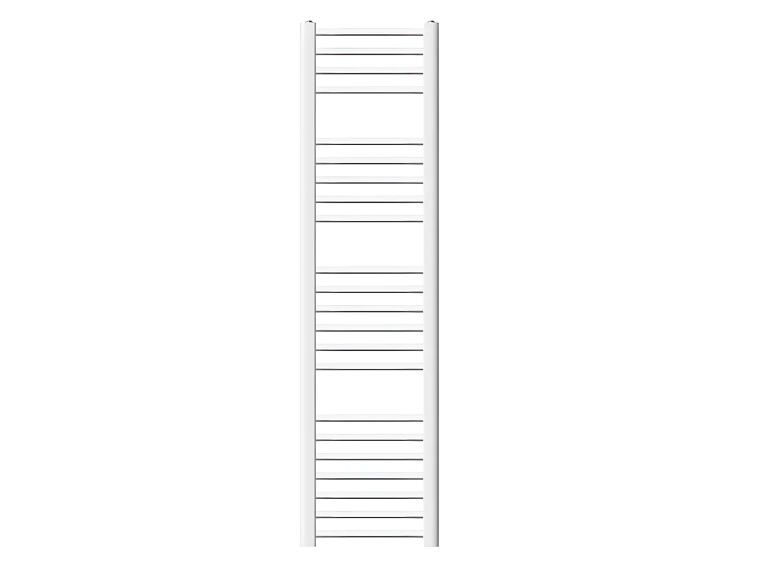 ECD Germany Sèche-Serviettes Design Sahara - 300 x 1400 mm - Blanc - Connexion Latéral - Forme Droit