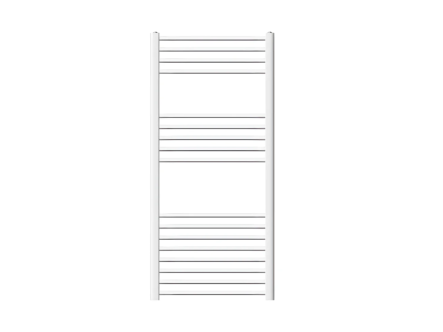 Calentador de toallas Sahara Design, 600 x 1200 mm, blanco, conexión lateral, forma recta
