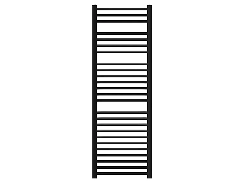Radiatore bagno Radiatore Sahara attacco laterale scaldasalviette nero 50x150cm