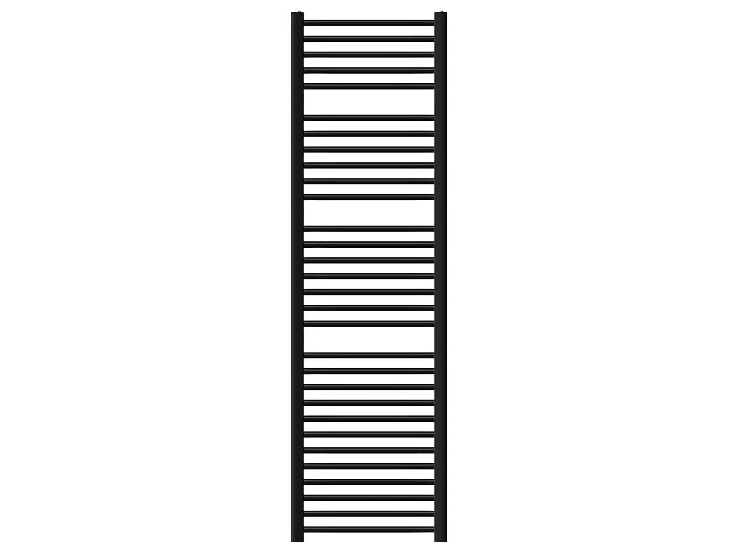Radiateur de salle de bain Sahara raccord latéral sèche-serviettes noir 50x180cm