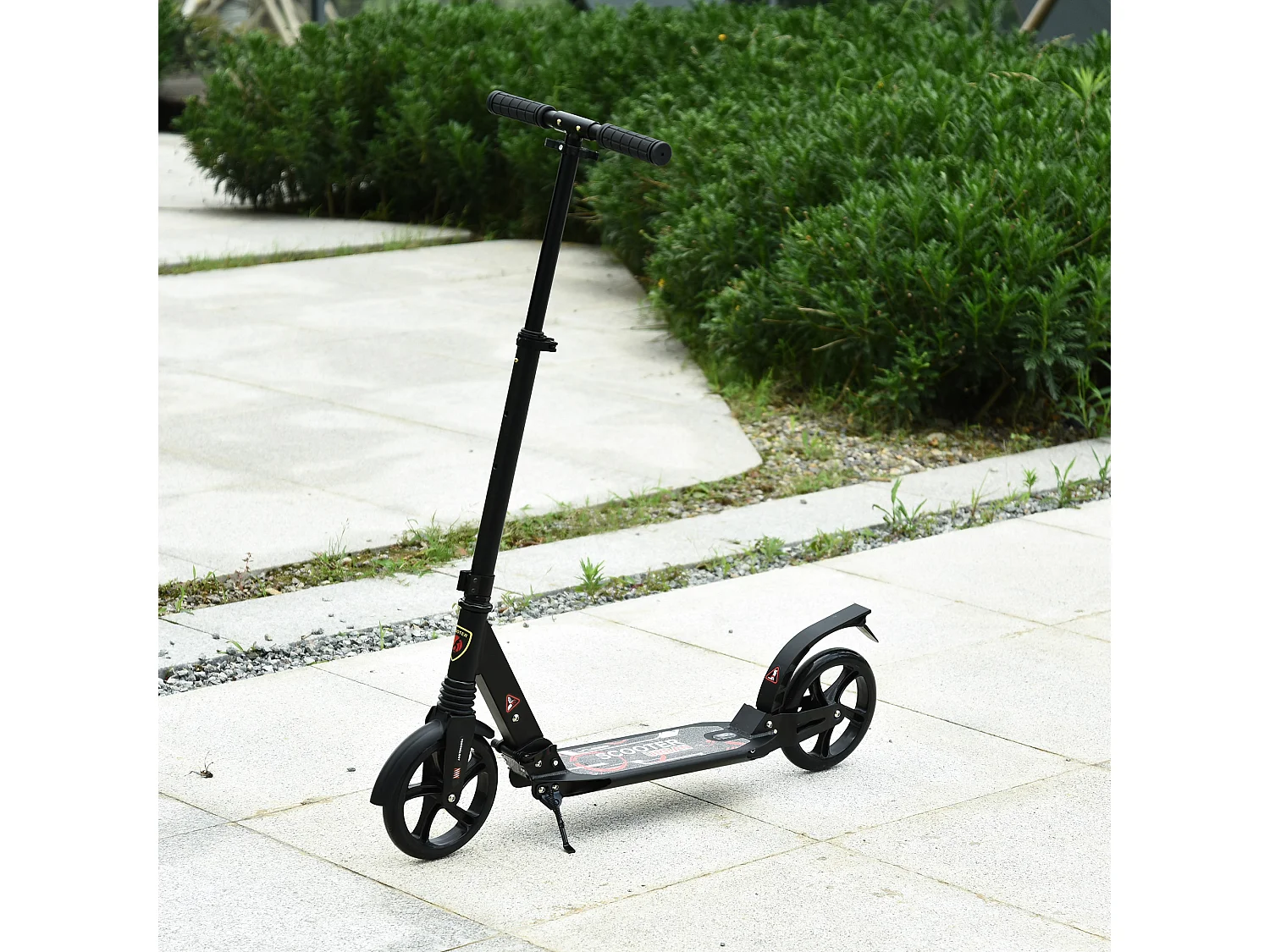 Patinete plegable negro 94x38x105 cm HOMCOM