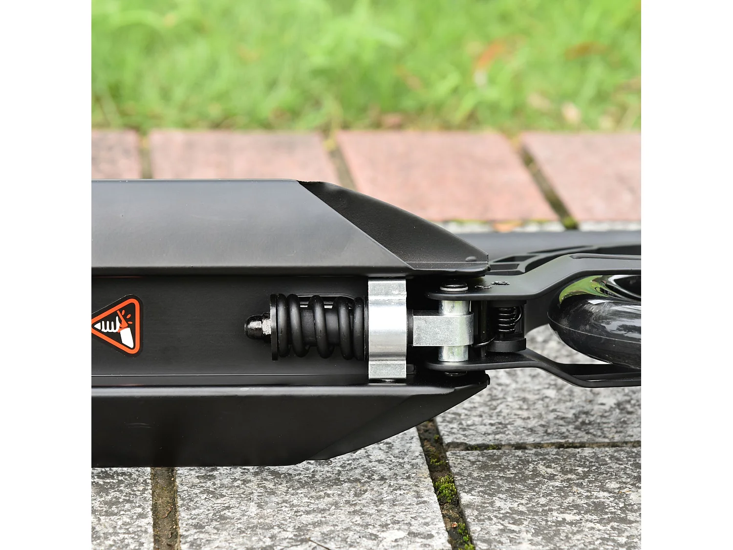 Patinete plegable negro 94x38x105 cm HOMCOM