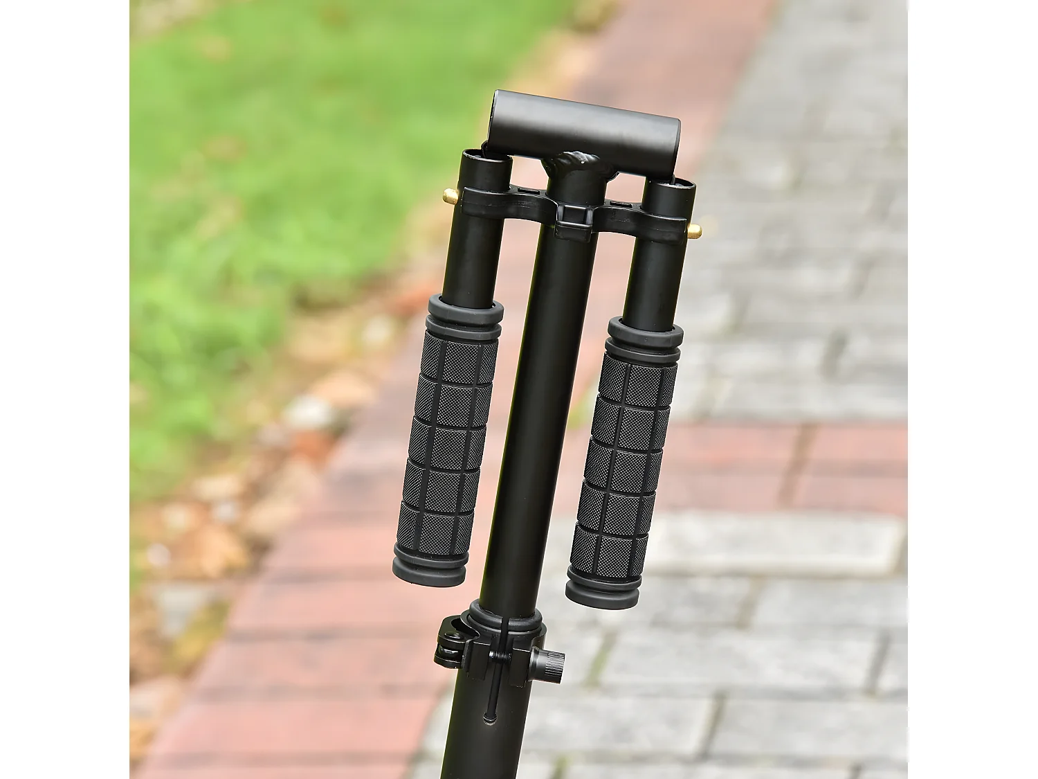 Patinete plegable negro 94x38x105 cm HOMCOM