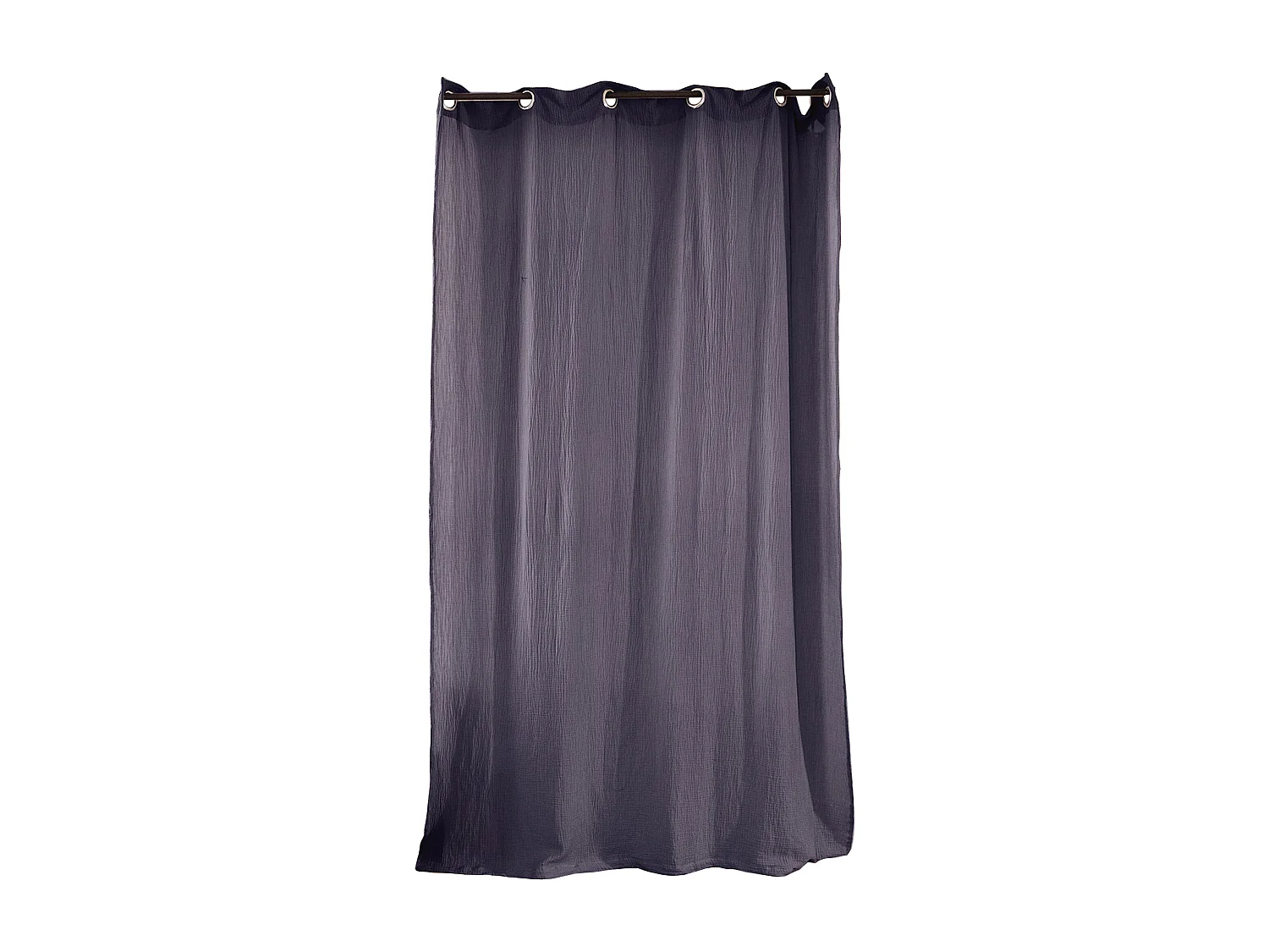 Rideau avec œillet 135X240 100% gaze de coton GAZGAZ bleu Violine