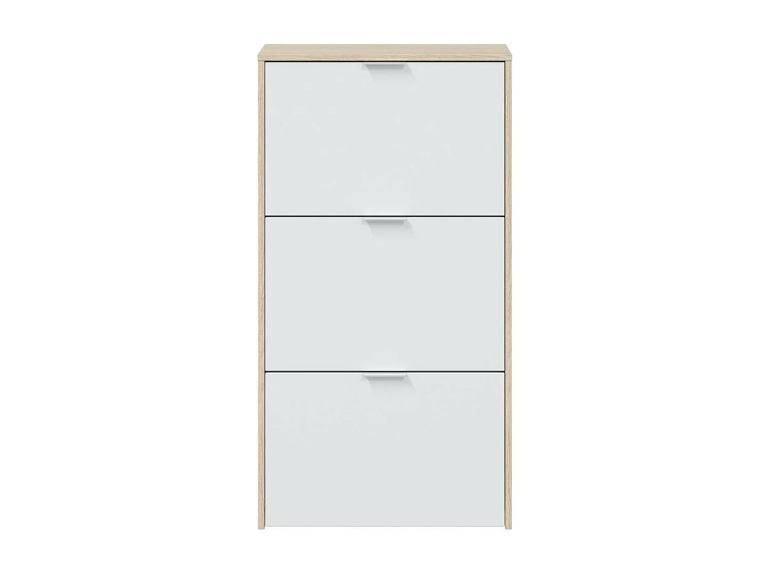 ESTEBAN - Meuble à chaussures 3 abattants L60 x H113 cm