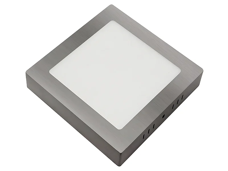 Downlight Cuadrado Gabro Niquel Led 24w 3000k-4000k-6500k
