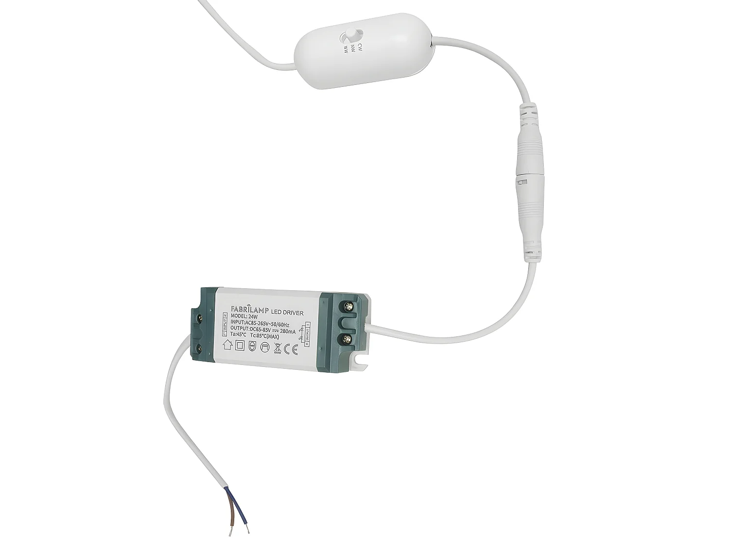 Downlight LED Rond DIORITE 18w 3000K-4000K-6500K FABRILAMP