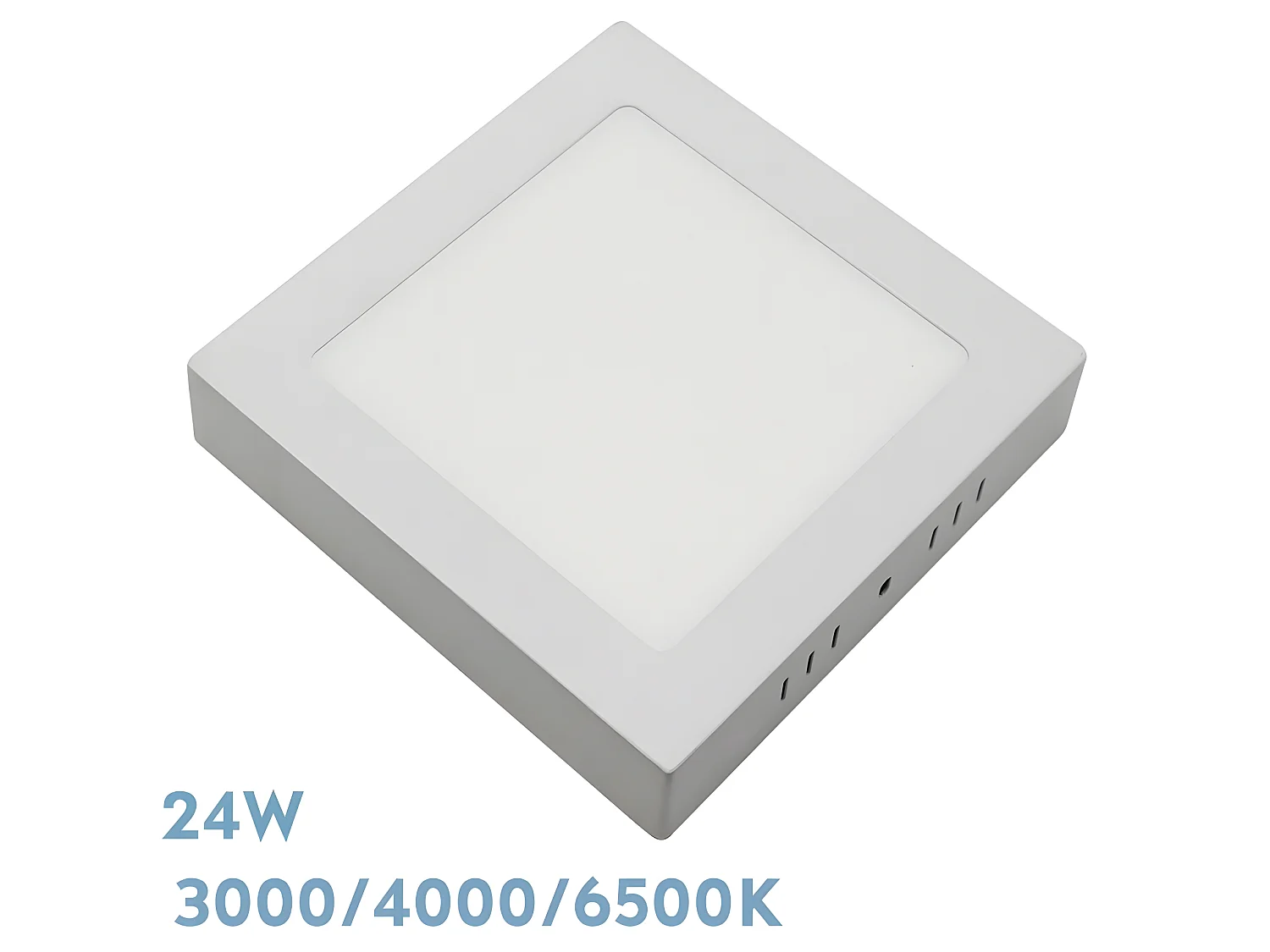GABRO LED Blanc Carré Downlight 24w 3000K-4000K-6500K FABRILAMP